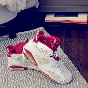 Nike Jordan VI 6 Original Infrared 1991 Sneakers Size 10